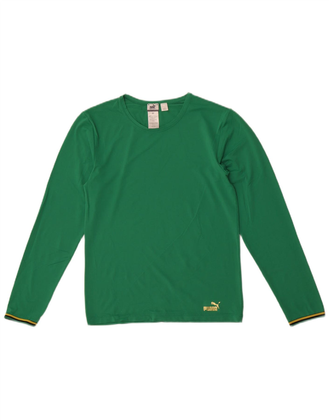 Maglia a maniche lunghe da donna Puma UK 12 nylon verde medio