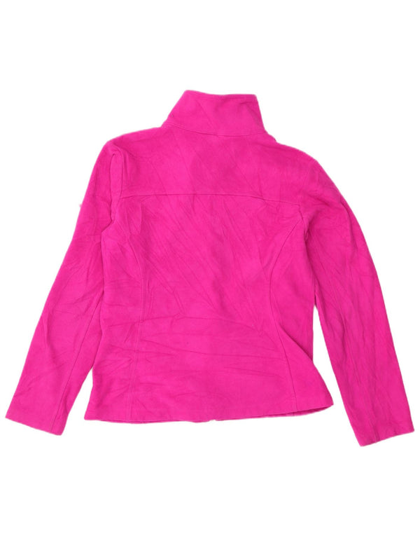Giacca in pile da donna Columbia UK 14 poliestere rosa medio