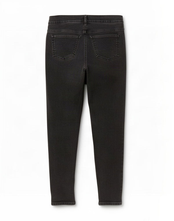 Jeans Jeggings corti da donna Marks & Spencer UK 14 medio W30 L25 cotone nero