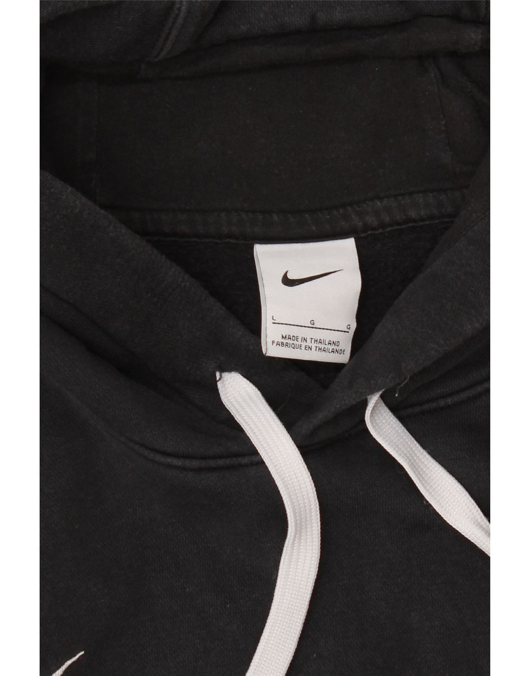 Felpa con cappuccio Nike da uomo, vestibilità ampia, grande, nera