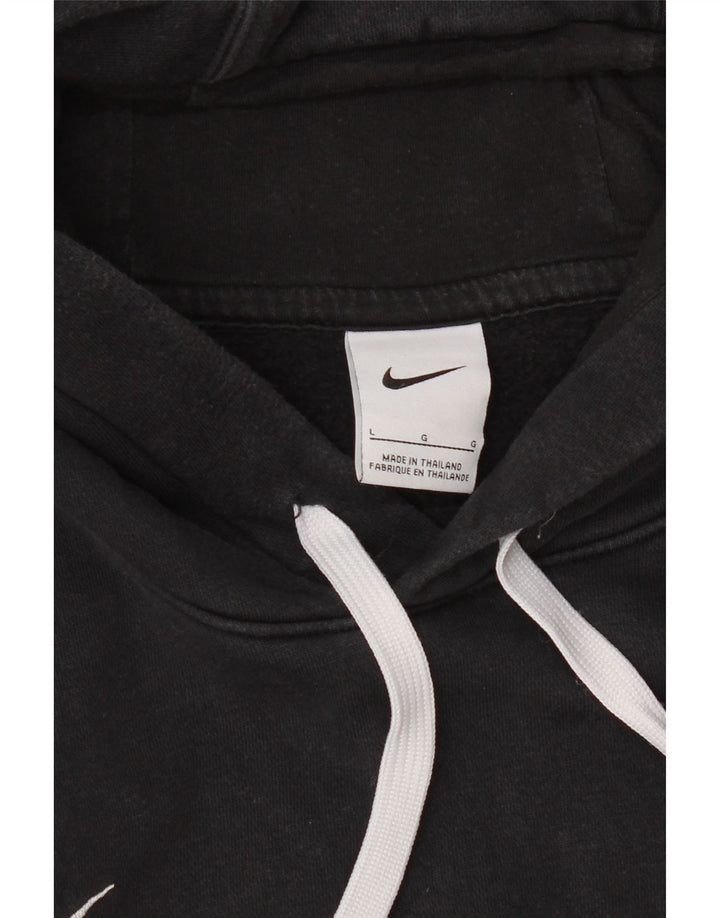 Felpa con cappuccio Nike da uomo, vestibilità ampia, grande, nera