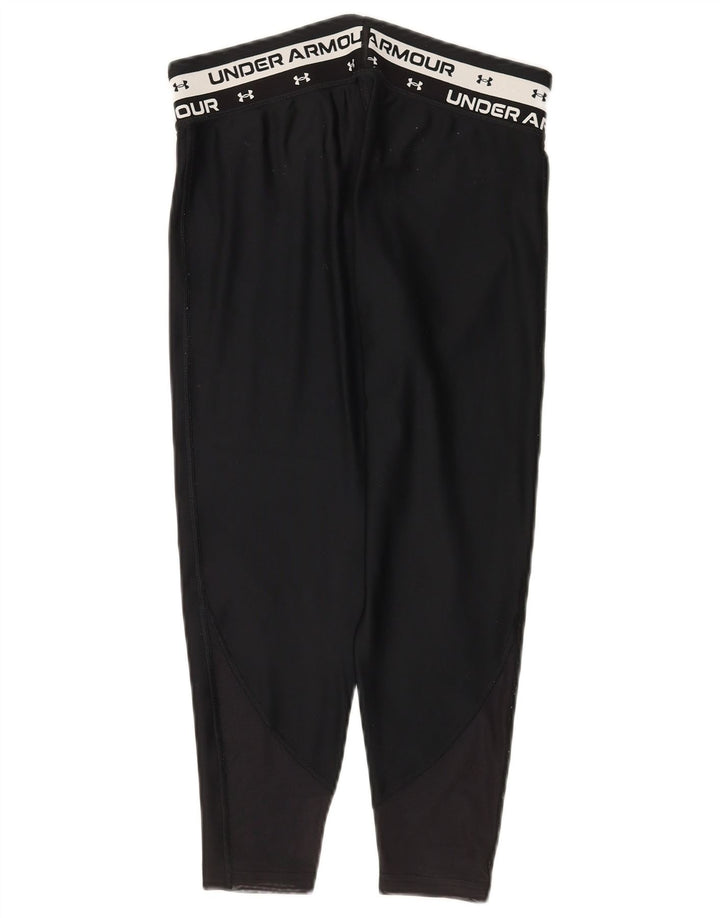 Leggings grafici per ragazze Under Armour 11-12 anni grande poliestere nero