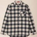 Tommy Hilfiger Camicia da uomo in flanella vestibilità regolare, grande cotone a quadri blu navy