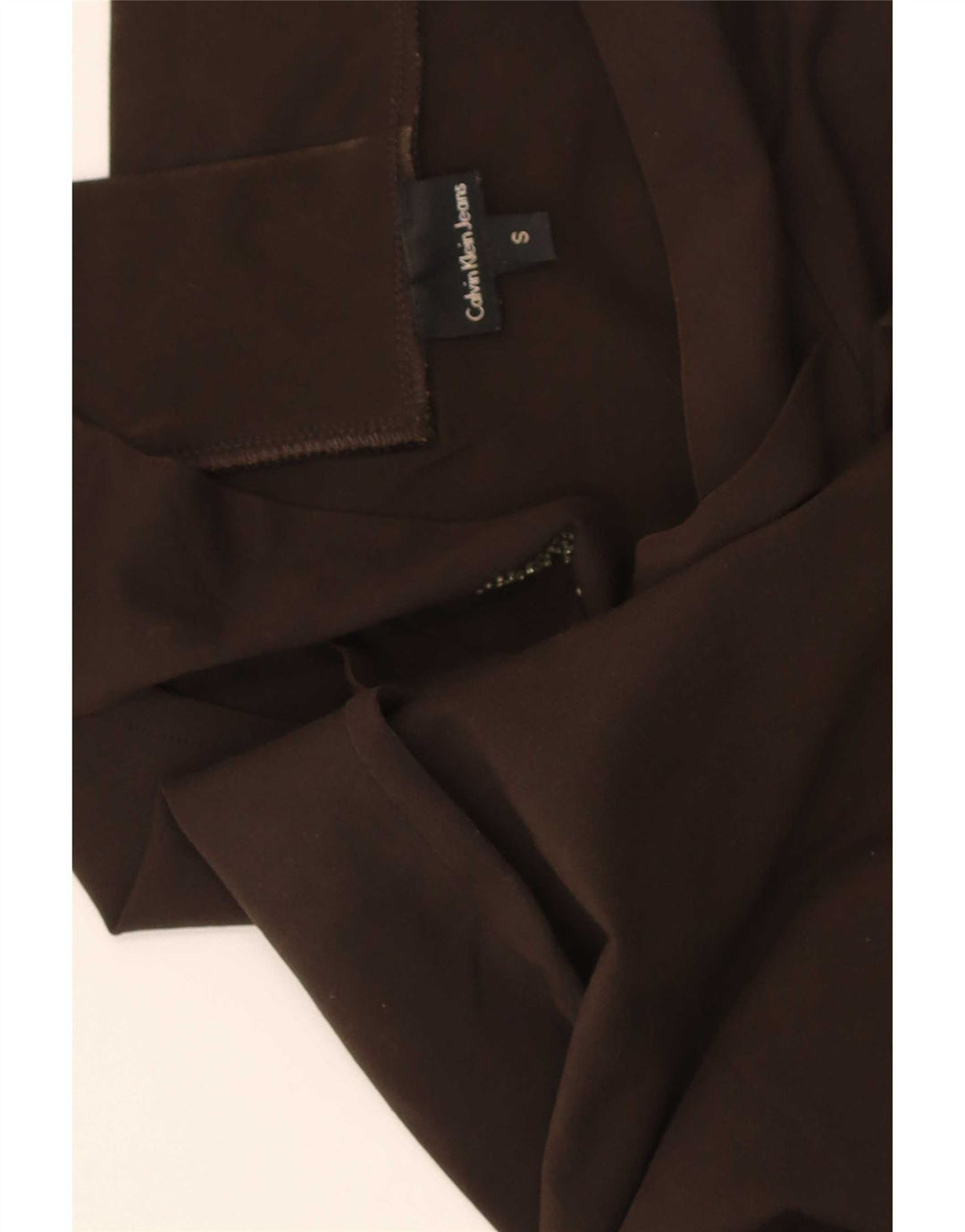 Canottiera grafica da donna Calvin Klein Jeans UK 10 piccola marrone