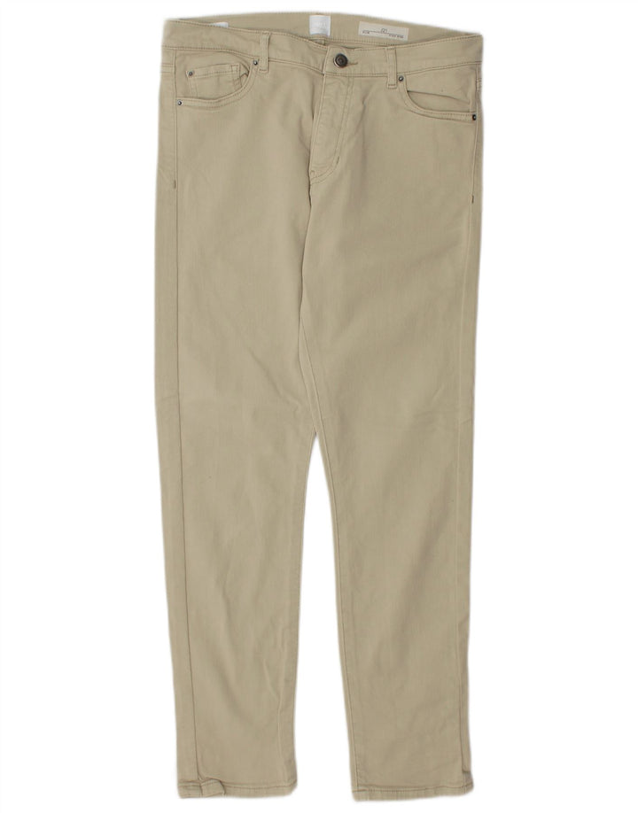 Jeans slim a vita alta HUGO BOSS da donna W29 L28 cotone verde