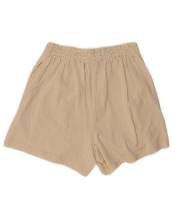 Pantaloncini sportivi Adidas da donna vestibilità ampia UK 10 piccoli in cotone beige