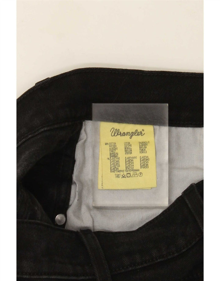 Jeans dritti elasticizzati Texas da uomo Wrangler W33 L32 cotone nero