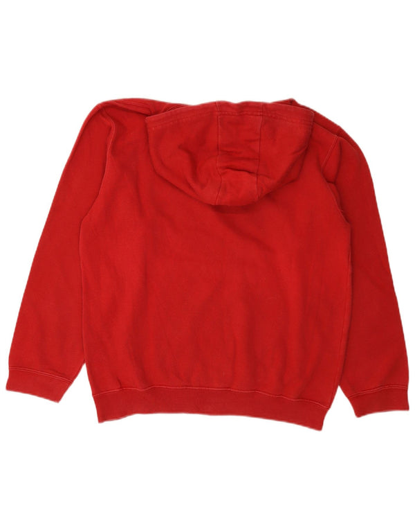 Maglione con cappuccio grafico per ragazzi CHAMPION 11-12 anni in cotone rosso