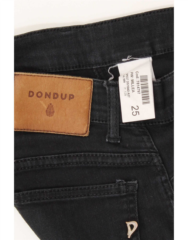 Jeans skinny da donna Dondup W25 L27 cotone grigio
