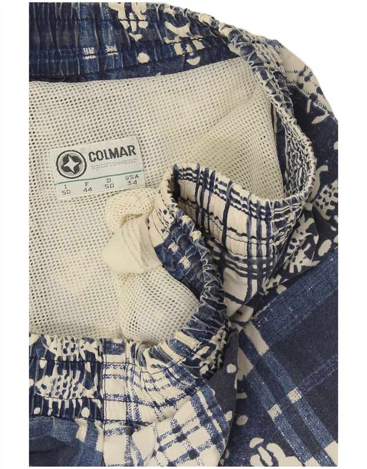 Pantaloncini da bagno uomo Colmar IT 50 Large Blu Patchwork in cotone