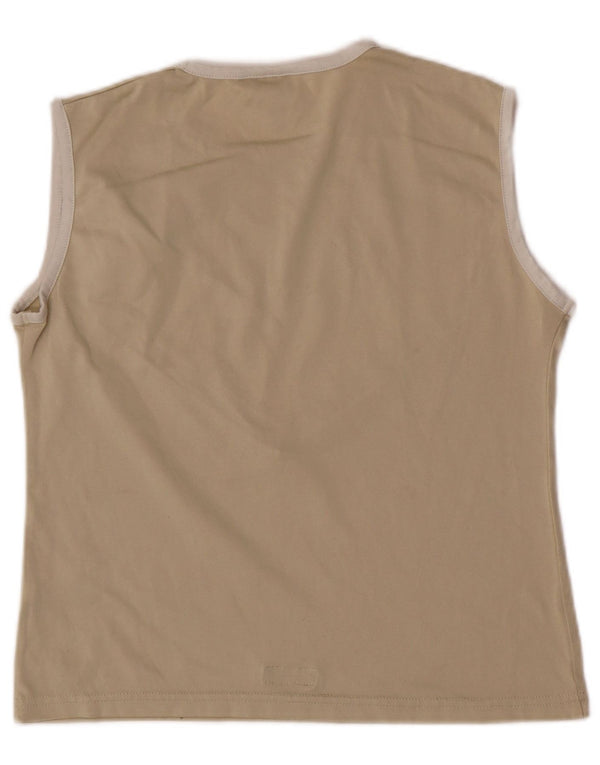 Canotta senza maniche da donna Puma UK 14 Large Beige Colourblock