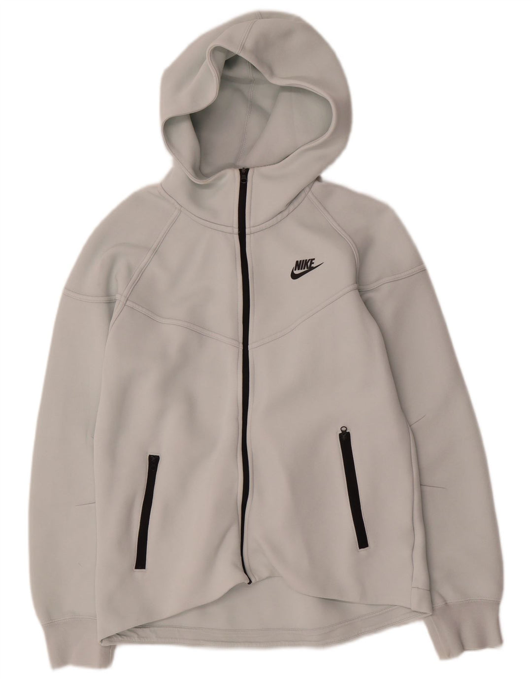 Felpa con cappuccio e zip da donna Nike UK 14 Grigio medio