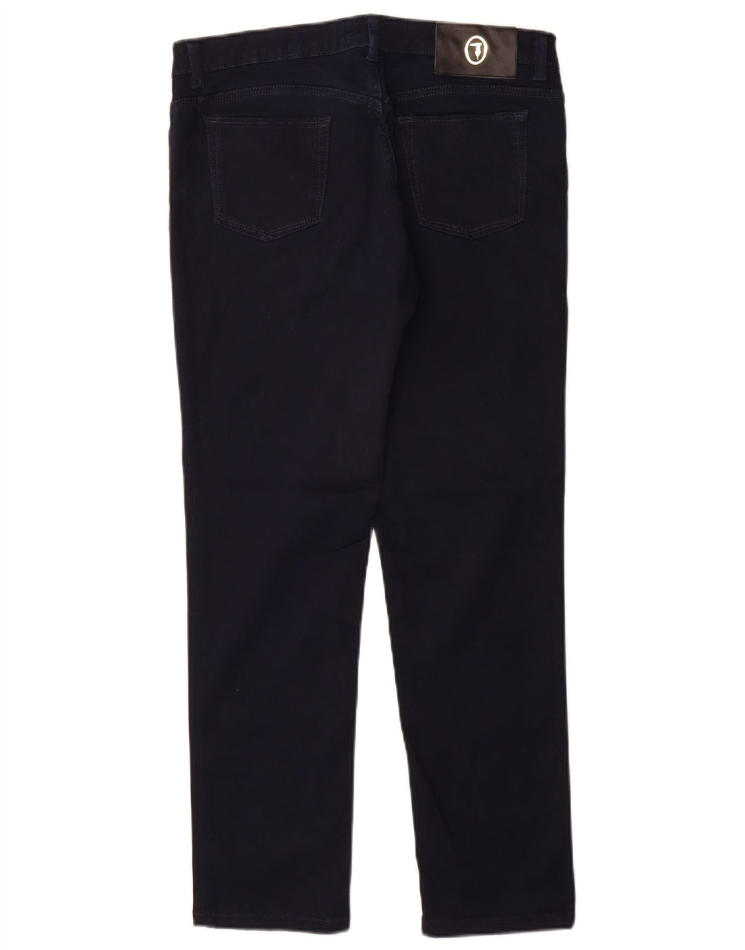 Pantaloni Casual Slim Donna Trussardi W31 L28 Blu Navy