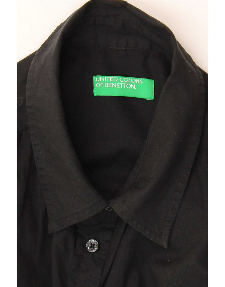 Camicia da donna Benetton UK 14 media nera