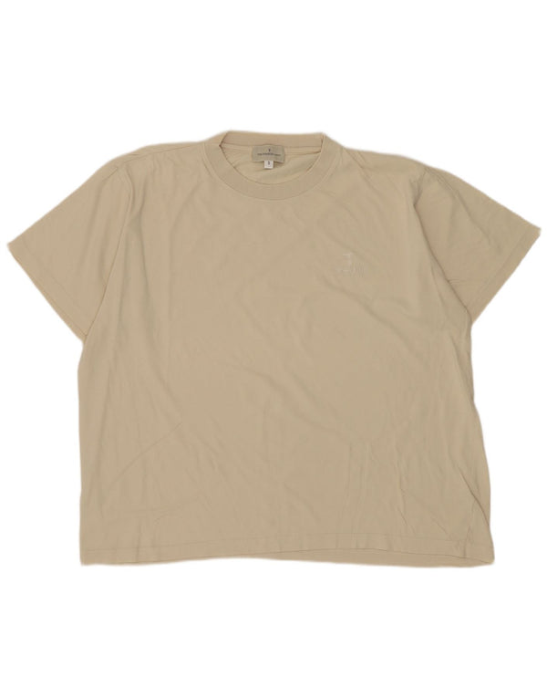 T-shirt Uomo Trussardi Top Small in Cotone Beige