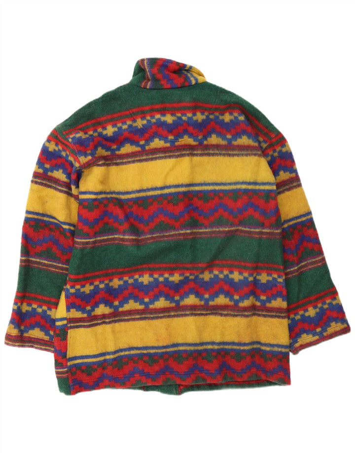 Cappotto giacca a vento da uomo Akah Tex UK 39/40 Medio multicolore geometrico