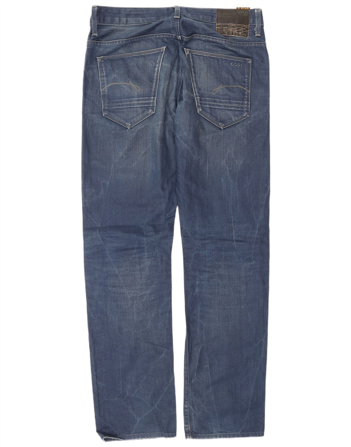 Jeans dritti da uomo G-STAR W33 L34 cotone blu