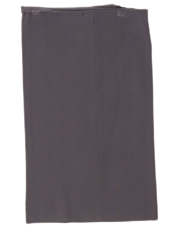 Gonna dritta a vita alta da donna Calvin Klein Jeans XL W30 viscosa grigia