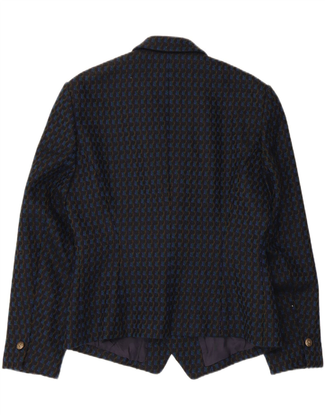 Vintage da donna UK 12 medio a strisce nere