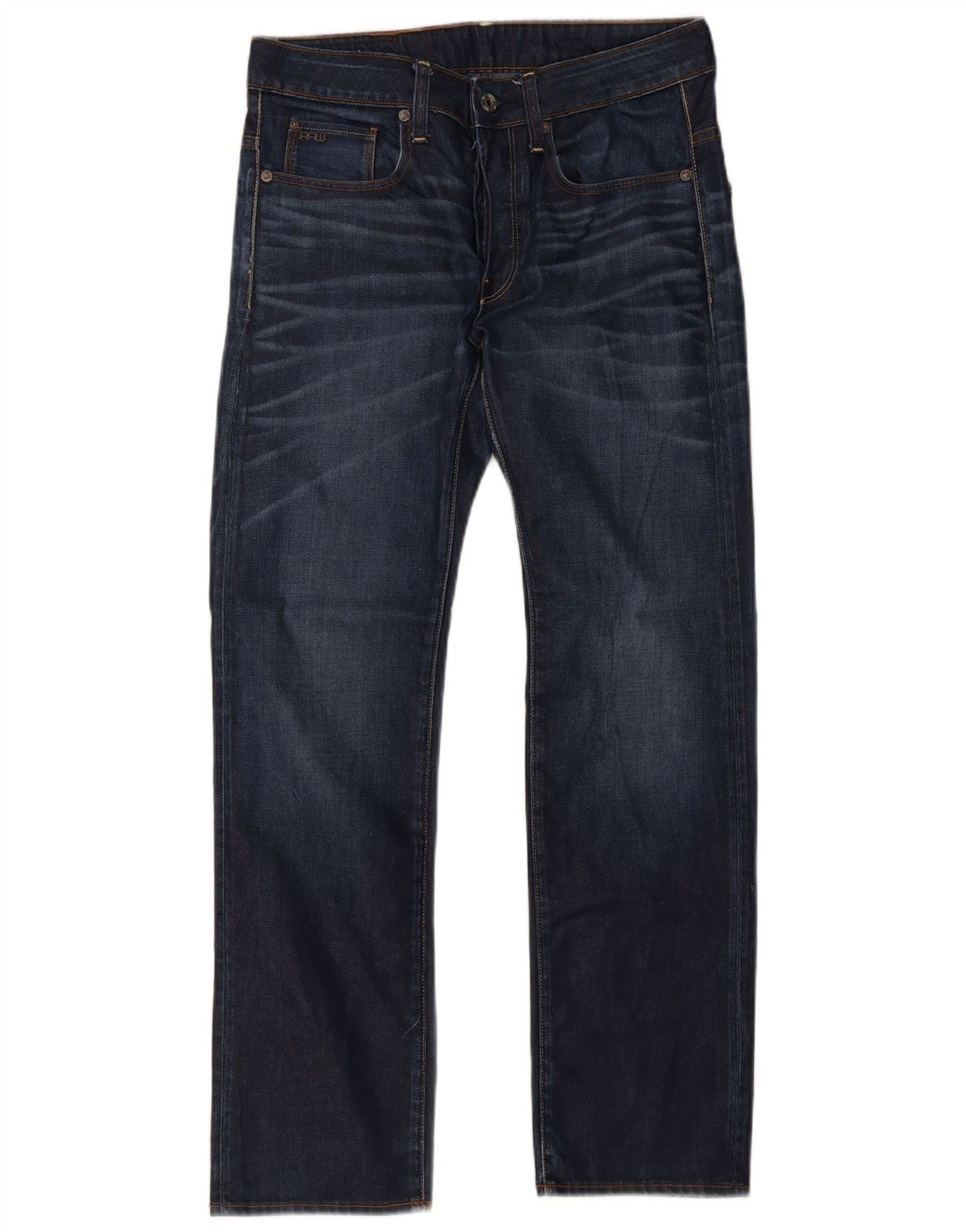 Jeans dritti da uomo G-Star 3301 W30 L32 cotone blu