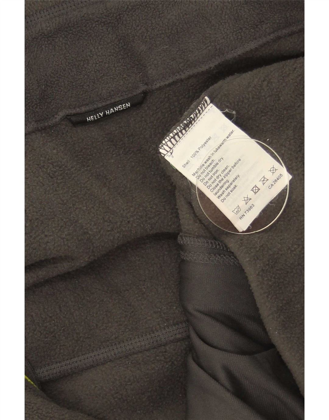 Giacca in pile da uomo Helly Hansen UK 40 Large Grigio Poliestere