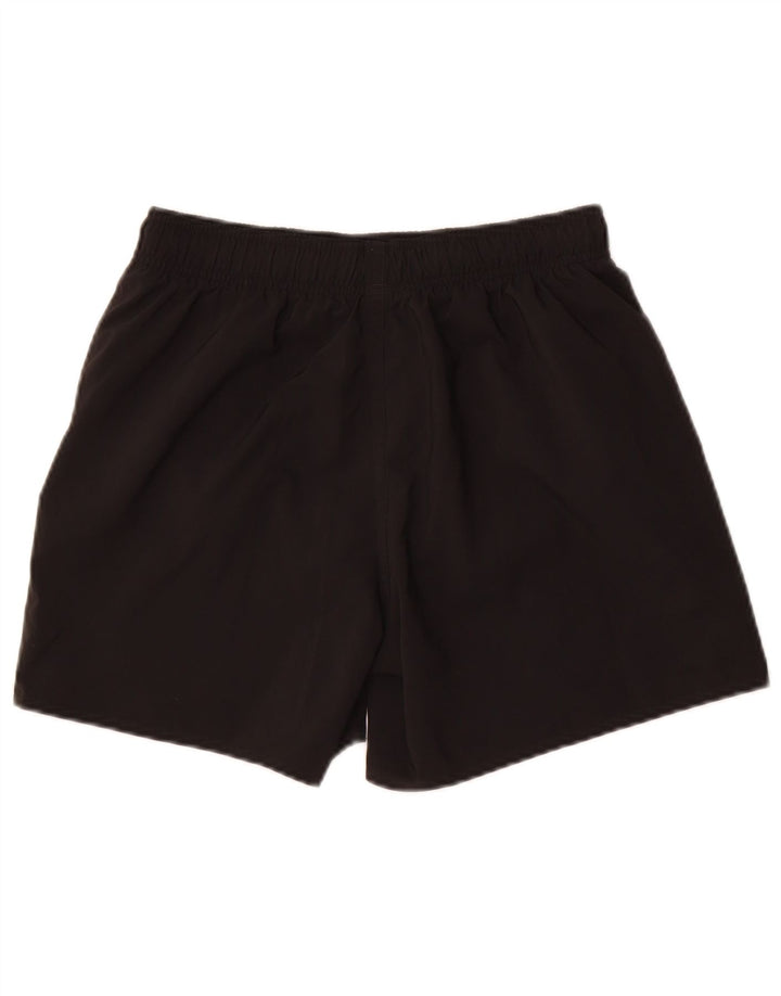 Pantaloncini sportivi da uomo Adidas medi neri in poliestere