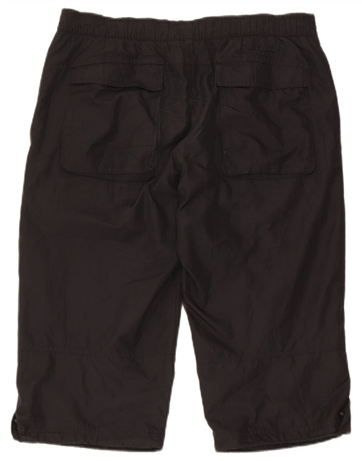 Pantaloncini sportivi Adidas da uomo con grafica Bermuda, poliestere nero medio