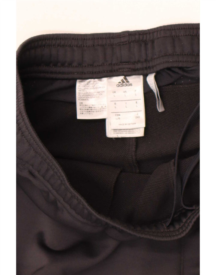 Pantaloni da tuta Adidas da uomo del Manchester United, grandi, in poliestere grigio