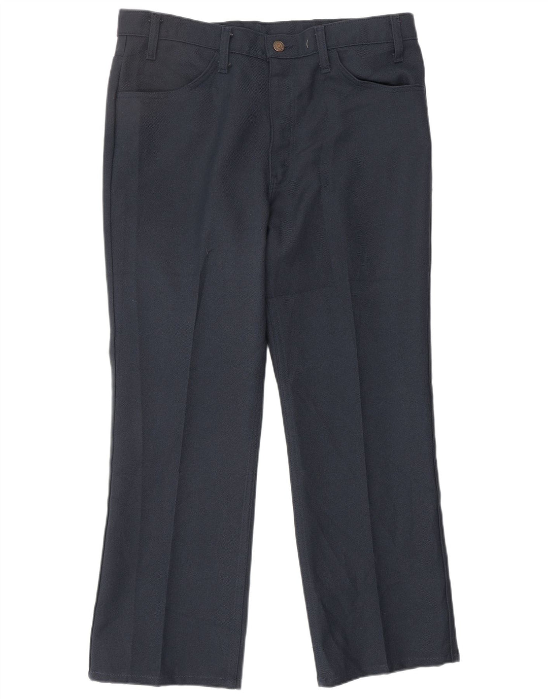 Pantaloni casual dritti da uomo LEVI'S W36 L30 poliestere blu navy