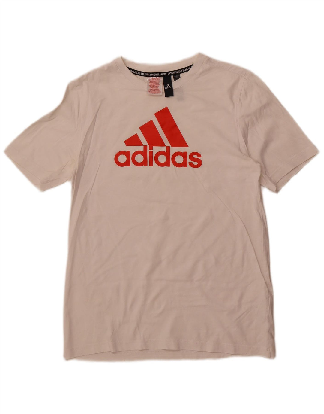 Maglietta grafica Adidas da ragazzo, 15-16 anni, bianco sporco