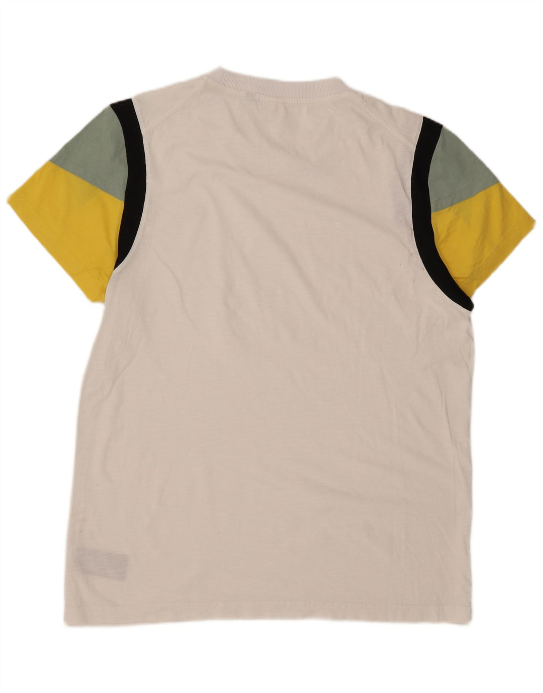 G-STAR Mens T-Shirt Top 2XL White Colourblock Cotton