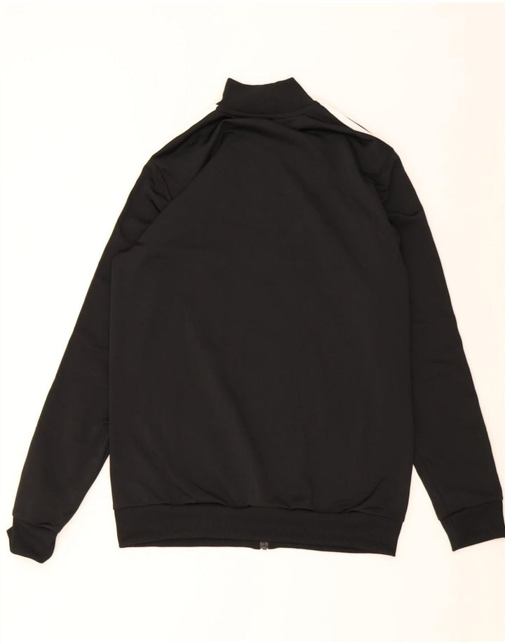 Giacca da tuta da ragazza Adidas 15-16 anni in poliestere color block nero