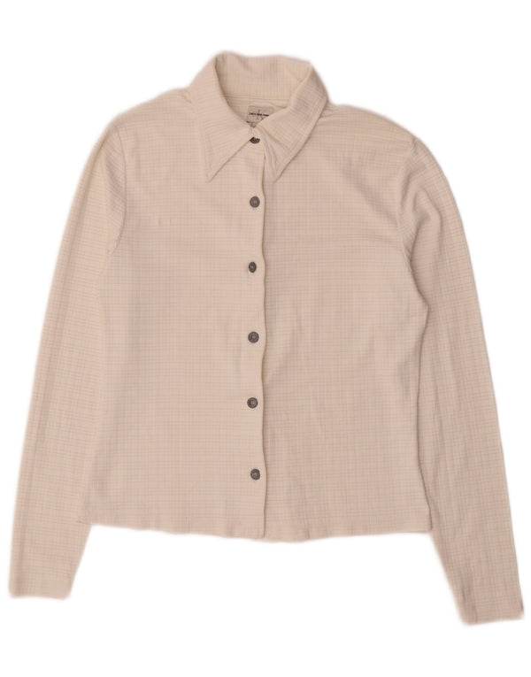 CALVIN KLEIN JEANS Camicia per ragazze 11-12 anni XL Bianco sporco