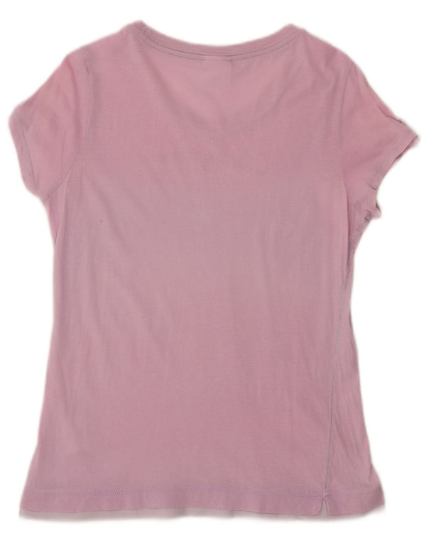 T-shirt grafica Champion da donna Easy Fit Top UK 12 cotone rosa medio