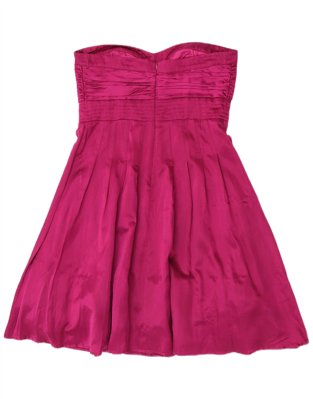 Abito senza spalline da donna Warehouse UK 16 Grande seta viola