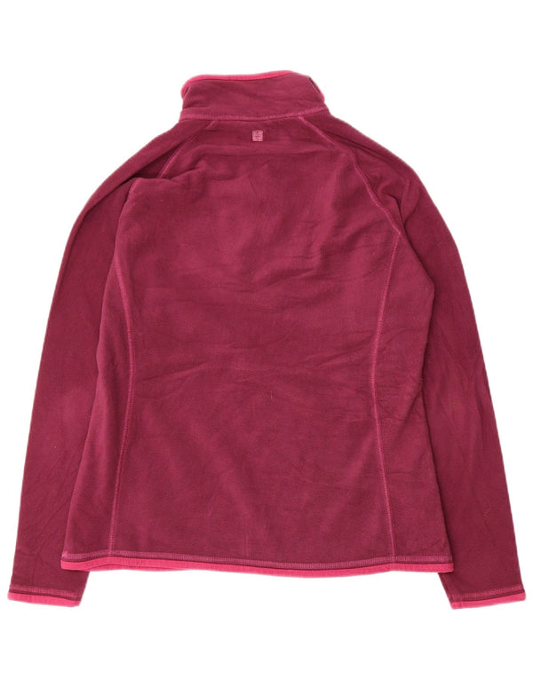 Maglione in pile da donna con collo e zip Mountain Warehouse UK 12 Viola medio