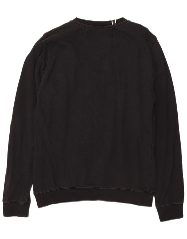 Felpa da donna Replay Jumper UK 16 grande cotone nero