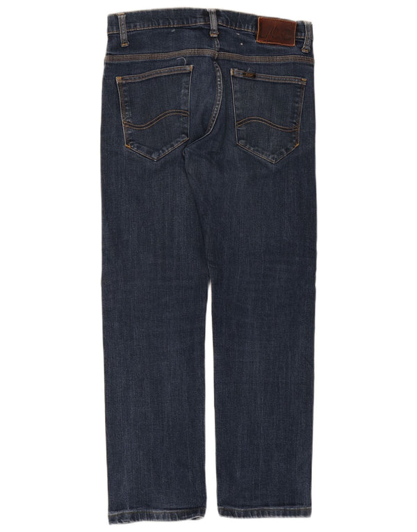 Jeans dritti da uomo Lee W32 L29 Blu navy