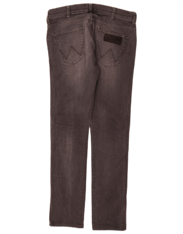 Jeans slim da donna Wrangler W30 L31 cotone grigio