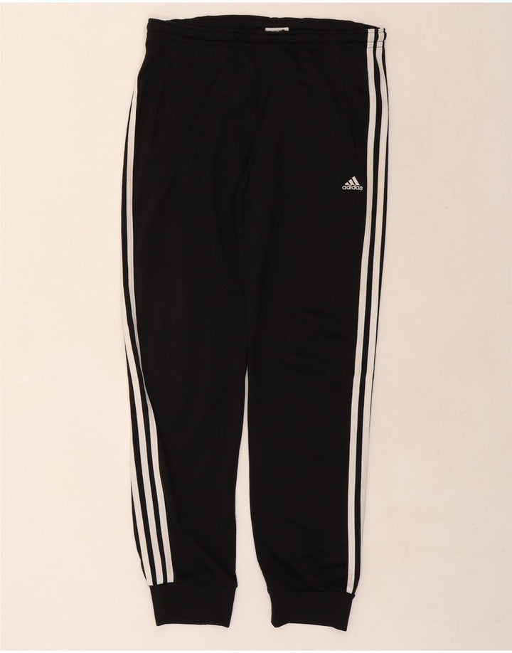 Pantaloni da tuta da uomo Adidas Joggers UK 38/40 Medium Nero Poliestere