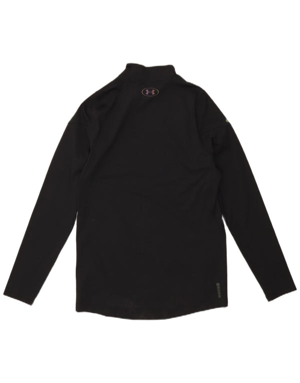 UNDER ARMOUR Maglia Cold Gear da uomo a maniche lunghe piccola in poliestere nero