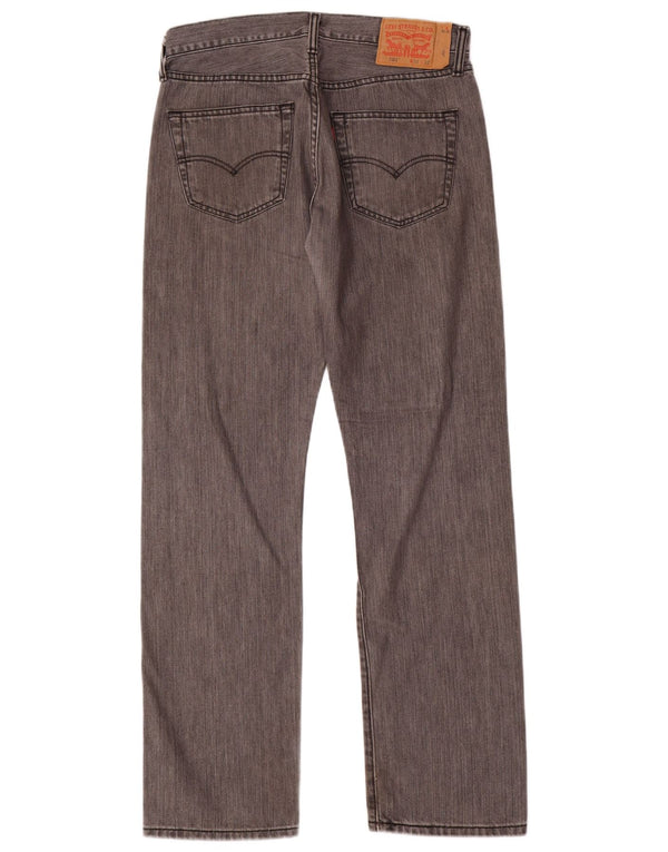 Levi's Uomo 501 Jeans dritti W32 L32 Cotone grigio