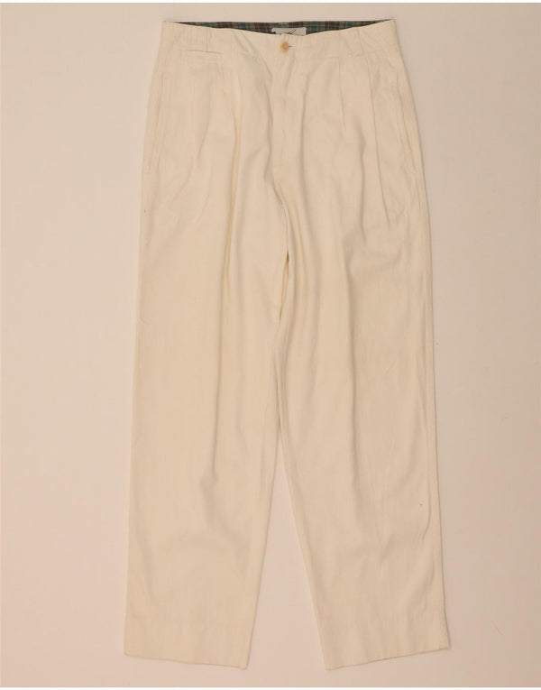Pantaloni chino da uomo con pegging Henry Cottons IT 50 Large W34 L31 Cotone beige