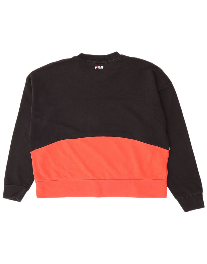 Fila Felpa grafica da uomo Maglione piccolo multicolore Colourblock