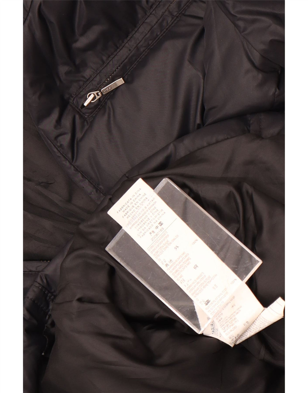 Piumino Donna Sisley IT 40 Small Nero Poliammide