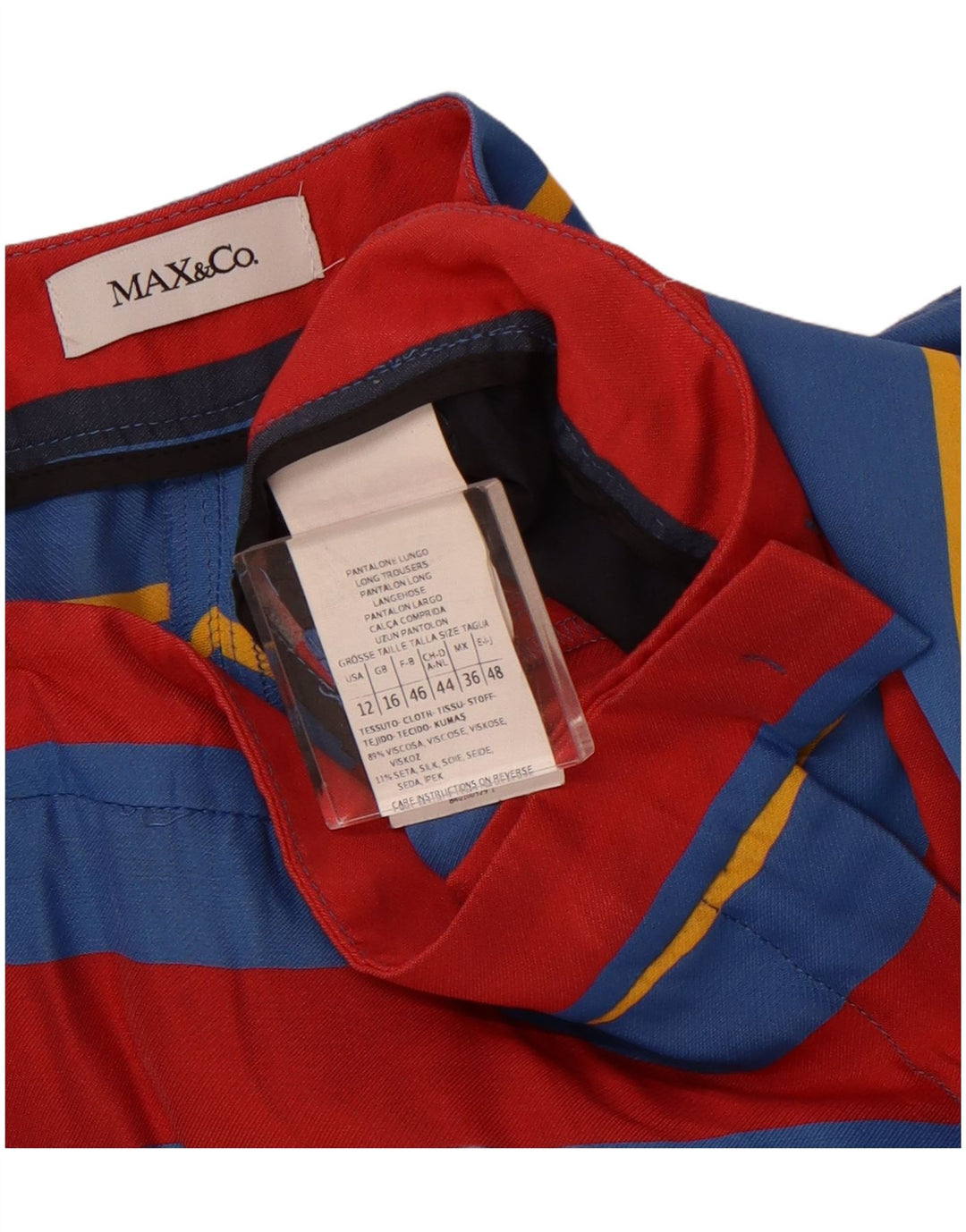 MAX & CO. Pantaloni corti da donna UK 16 Large W34 L27 Multicolore