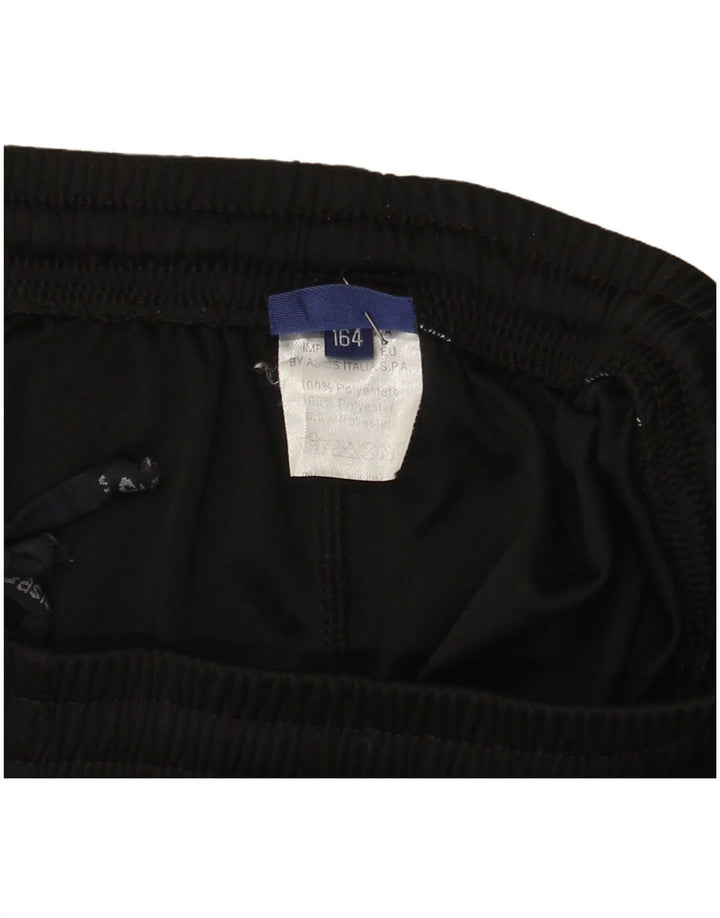 Pantaloncini sportivi Asics da ragazzo 13-14 anni in poliestere nero