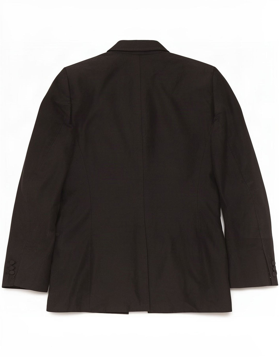 Aspesi Giacca blazer doppiopetto da donna IT 42 Medium Black Wool