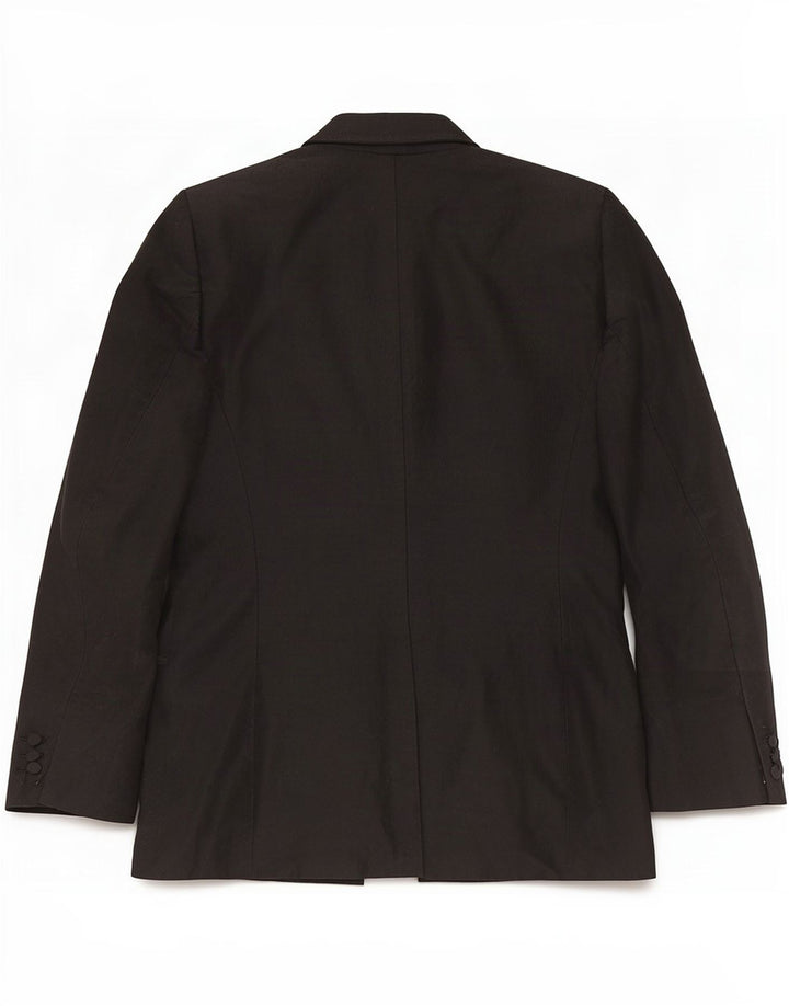 Aspesi Giacca blazer doppiopetto da donna IT 42 Medium Black Wool