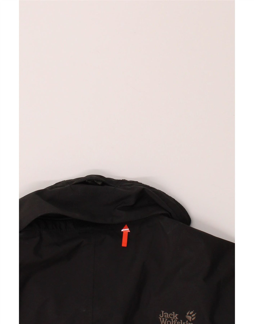 JACK WOLFSKIN Womens Rain Jacket UK 44/48 XL Black Polyester Vintage Jack Wolfskin and Second-Hand Jack Wolfskin from Messina Hembry 